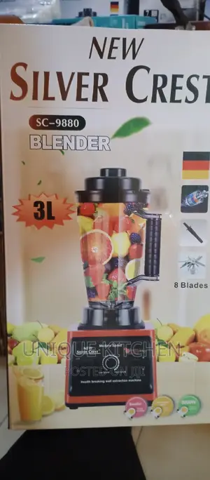 3l 8000 Watts Silver Crest Commercial Blender