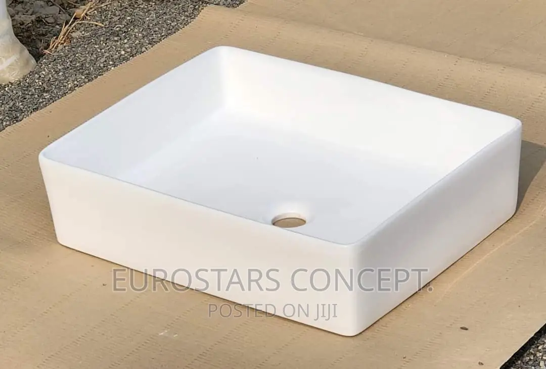 White Ceramic Modern Wash Hand Basin