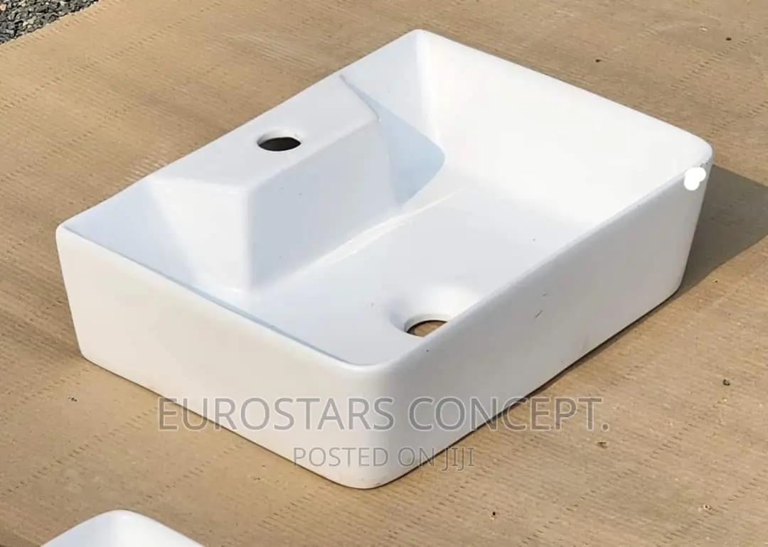 White Ceramic Modern Wash Hand Basin