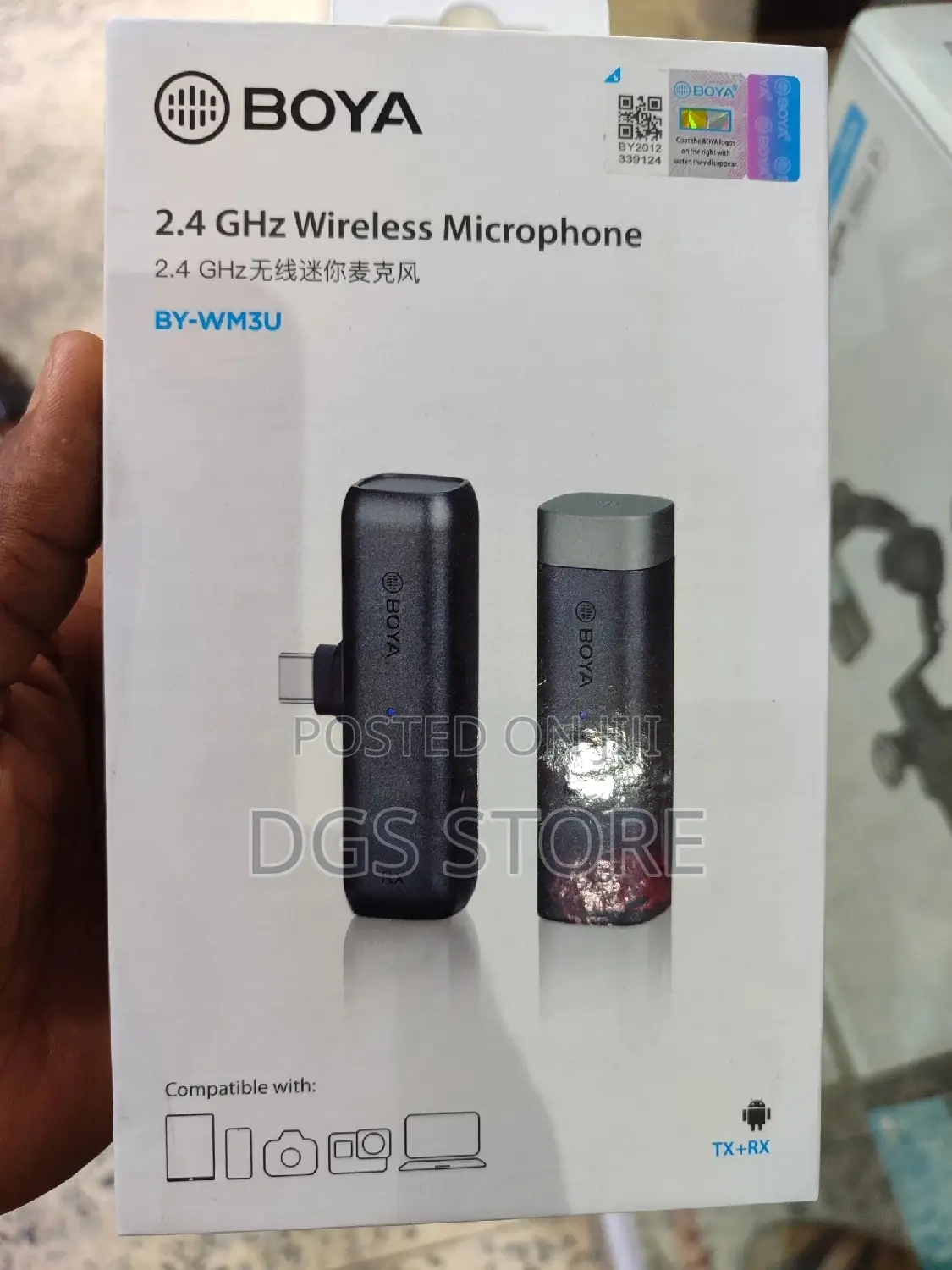 Boya by Wm3u Wireless Microphone