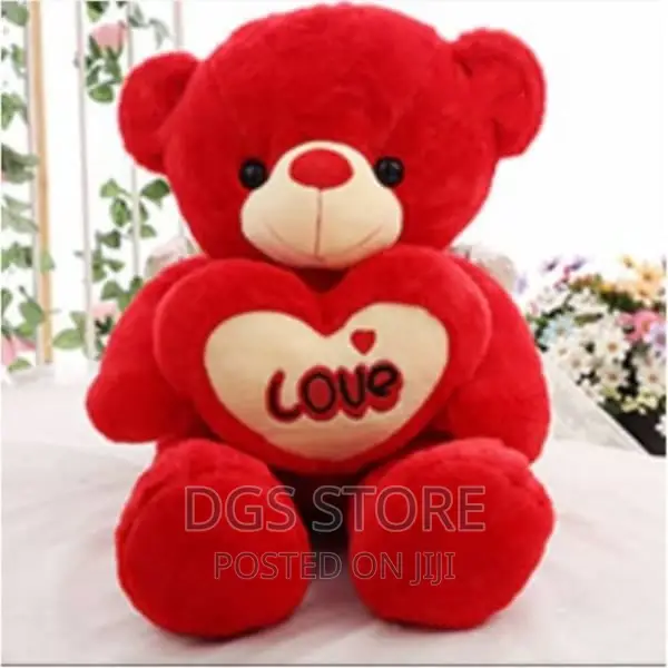 Love You Valentine Heart Teddy Bear Plush Doll