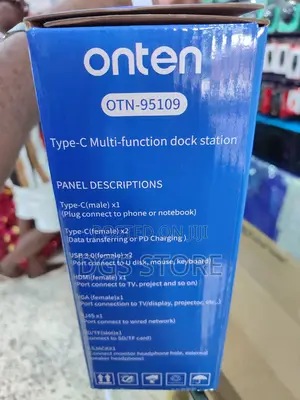 Onten Type C Multi Function Dock Station Ontn95109 11in1 Hub