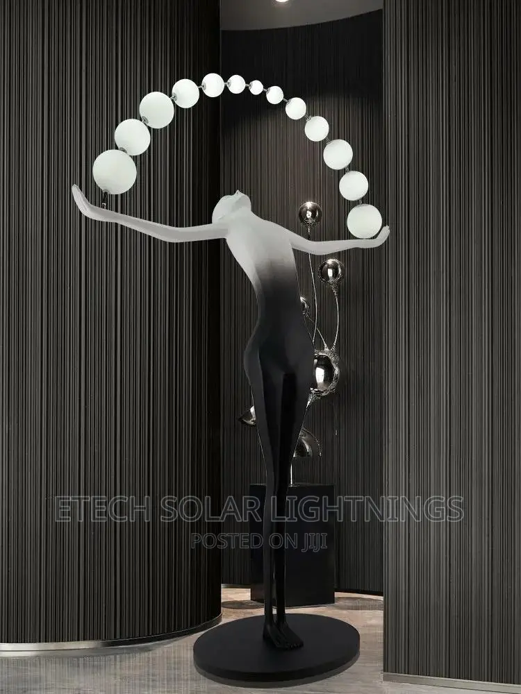 Nordic Oriental Goddess Floor Lamp L E D Light