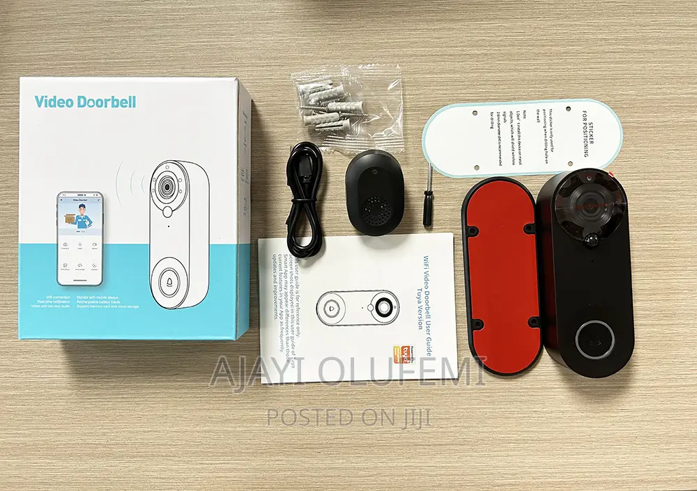 Tuya Smart Video Doorbell (1080P) HD.