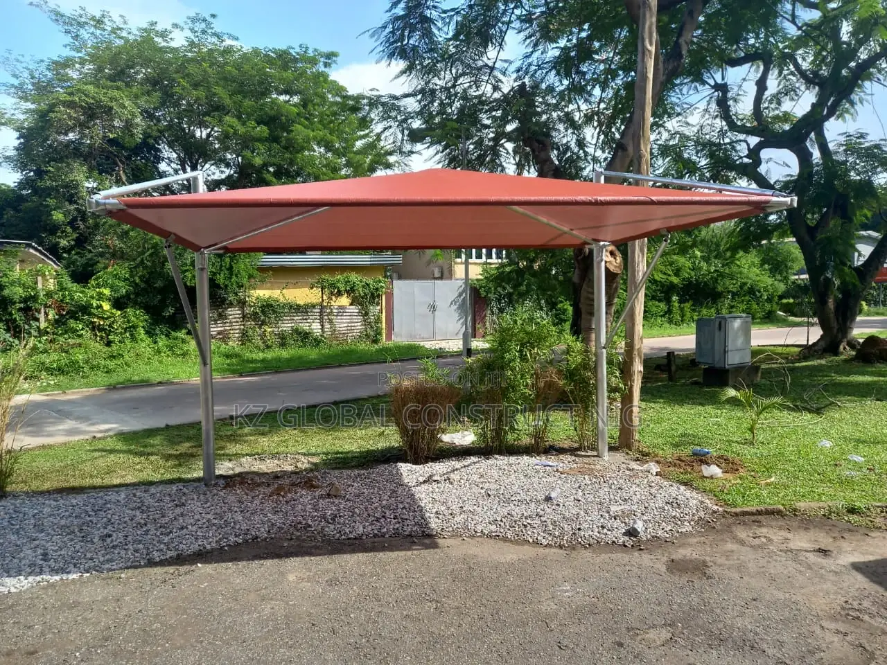 Single Car Unit Carport Works