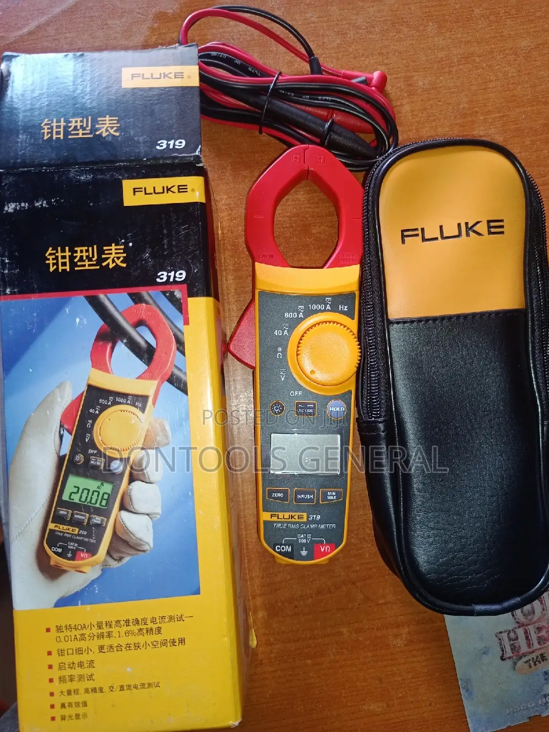 Fluke 319 Digital Clamp Meter With Backlight