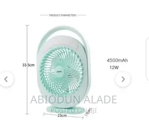 6 Rechargeable Led Multi-Functional Fan