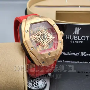 Hublot Rubber Strap Wristwatch