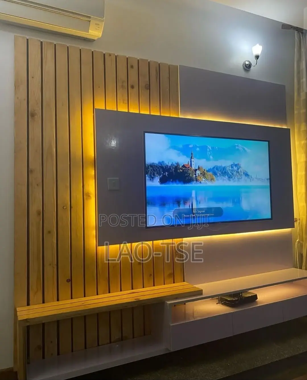 Be Spoke Tv Console. Minimalist Type Tv Console.
