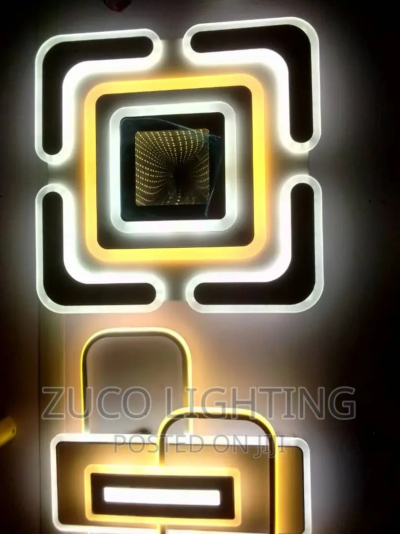 Modern LED Ceiling Light With3 Different Colours of Lightni