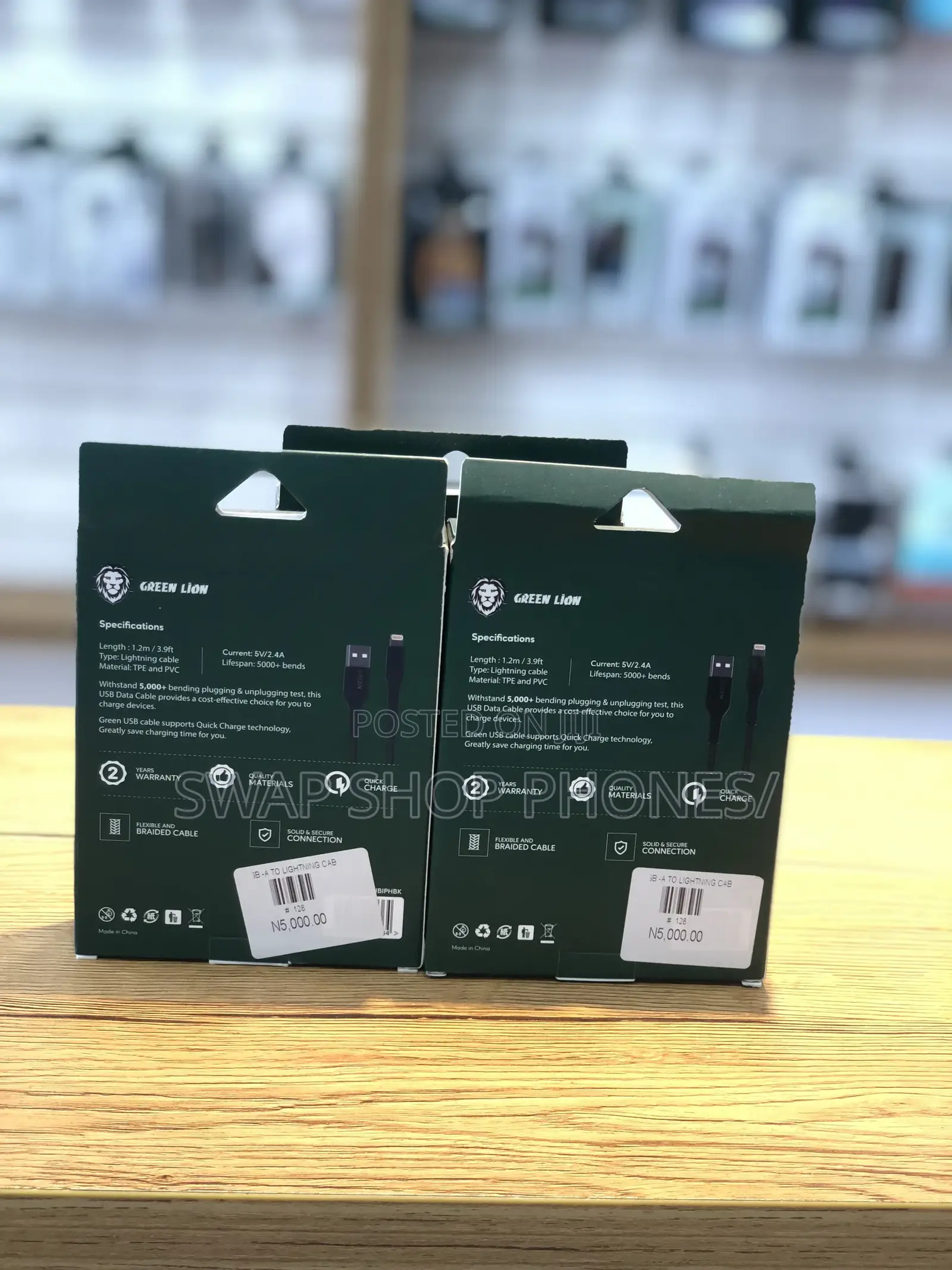 USB-A to Lightning Cable