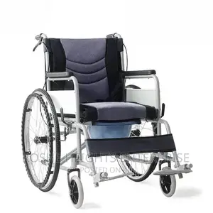 Folding Commode Wheelchair