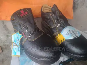 Safety Boot at Construction Site