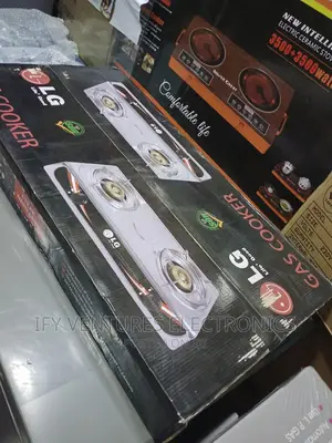 Lg Table Gas Cooker, 2 Burner Gas With Stainless Top.