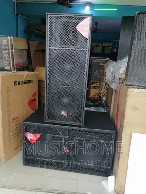 Giant Full Range Speakers and Double Subwoofer