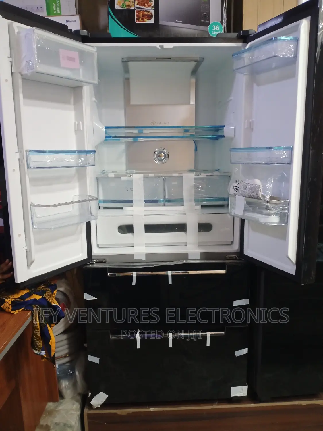 Midea Side by Side Fridge With French Doors.500 Liters.