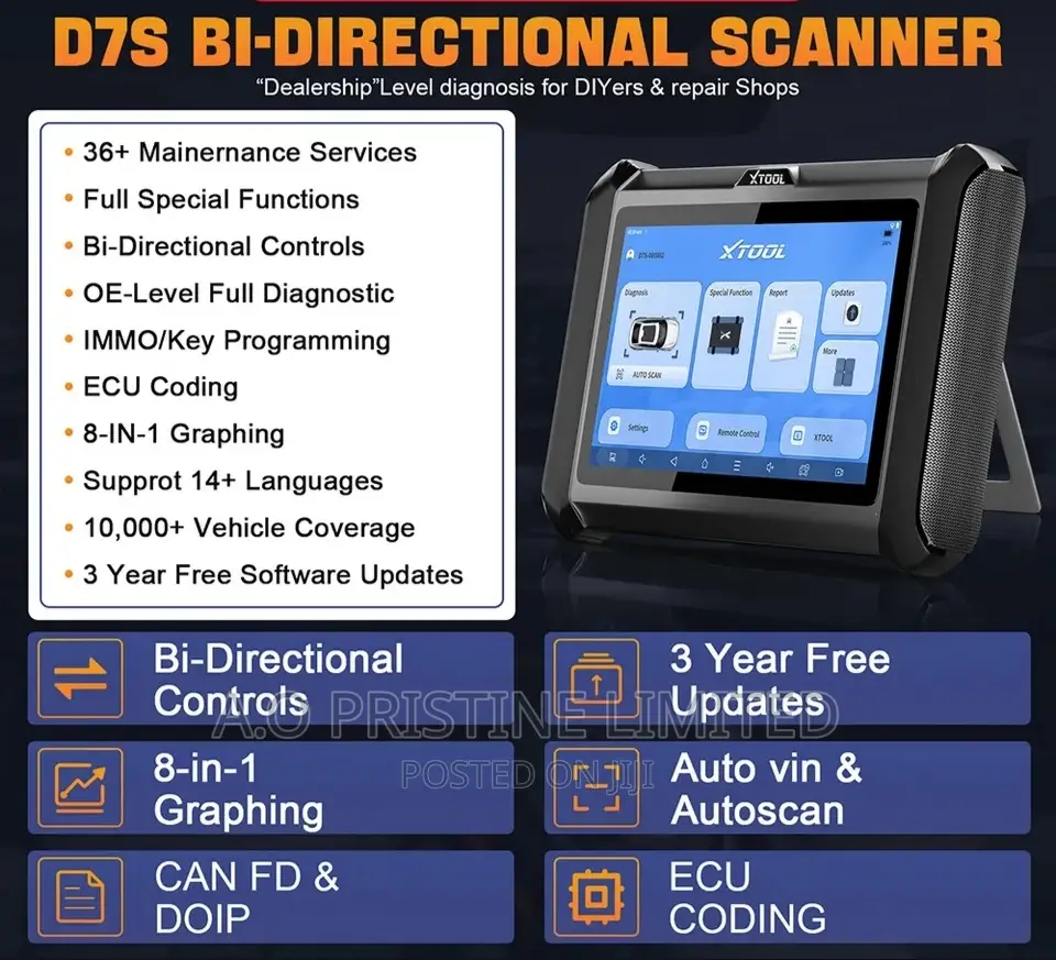 XTOOL D7S Professional Car Scanner