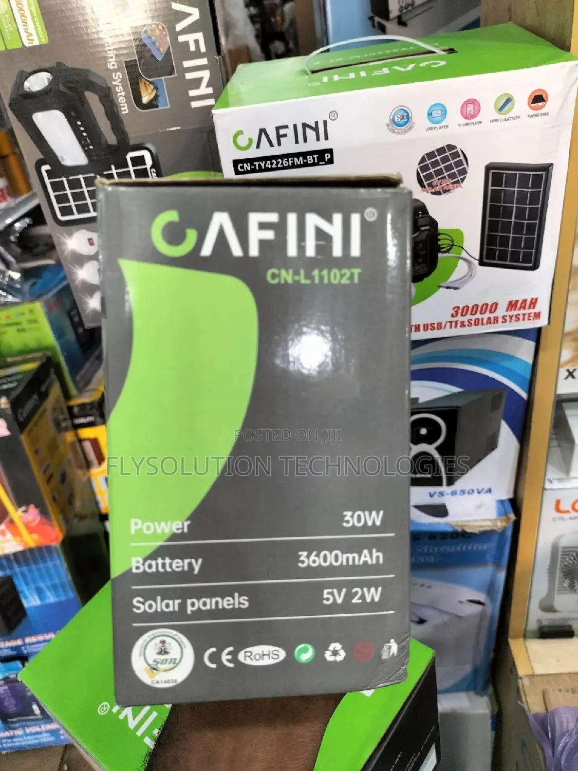 Cafini Solar Portable Energy KIT (3600 Mah)
