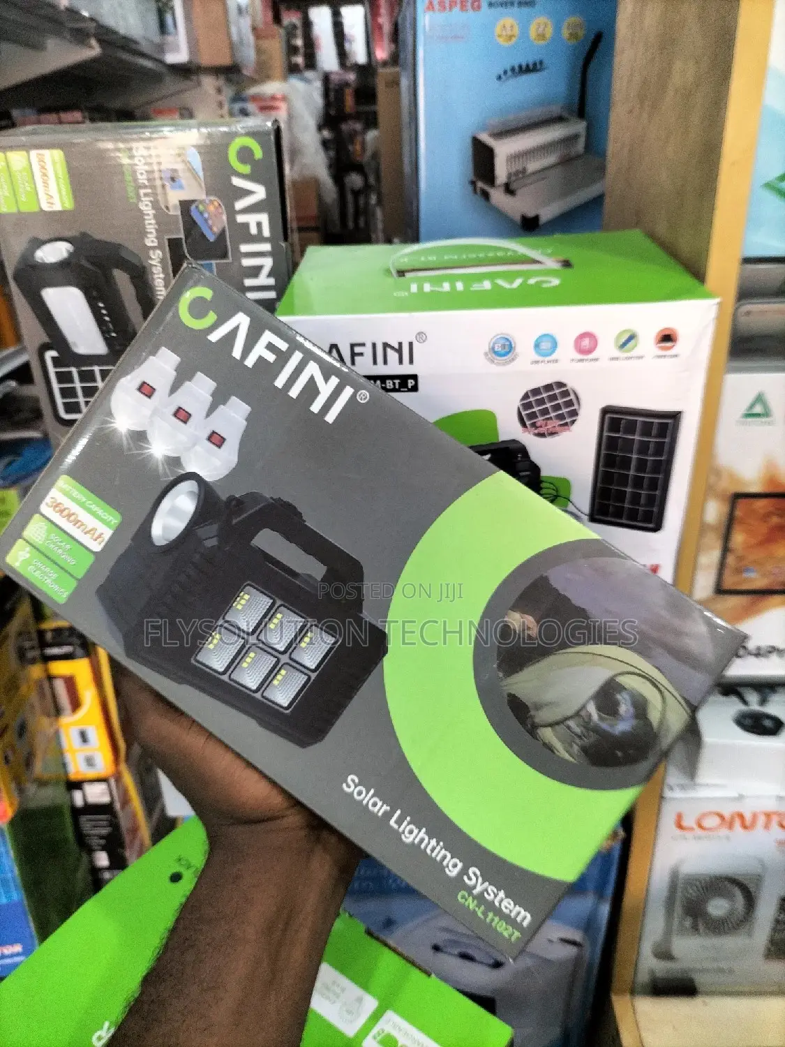 Cafini Solar Portable Energy KIT (3600 Mah)