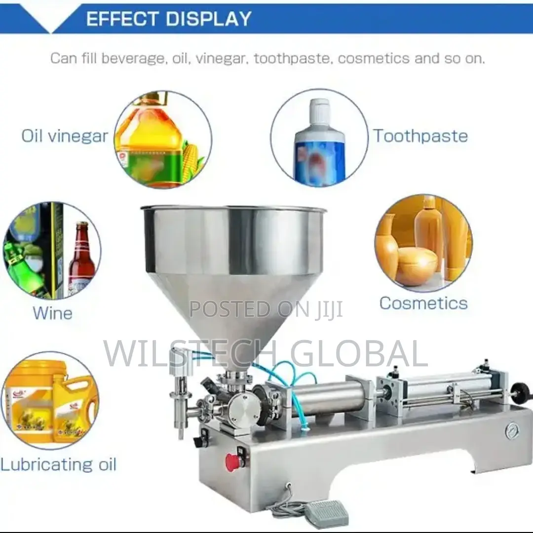 Horizontal Semi Automatic Liquid Filling Machine