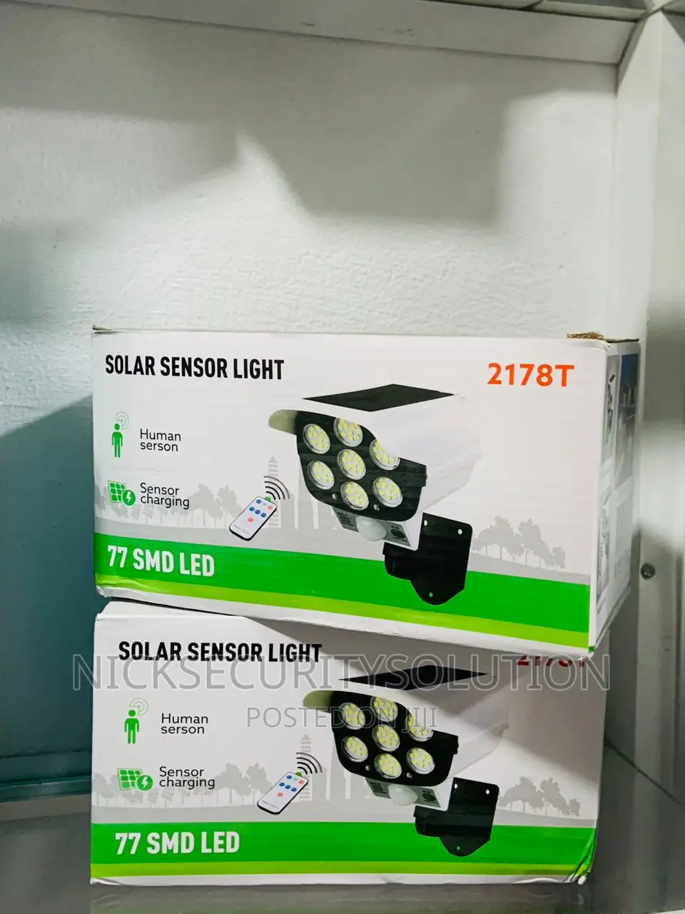 IP65 Camera Solar Motion Sensor Outdoor Lamp Rechargeable