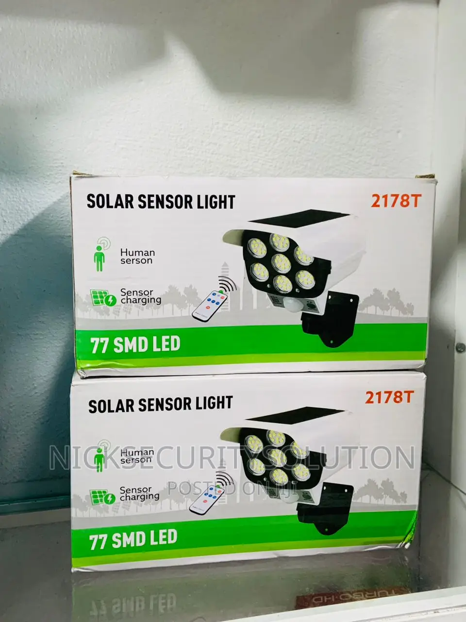 IP65 Camera Solar Motion Sensor Outdoor Lamp Rechargeable