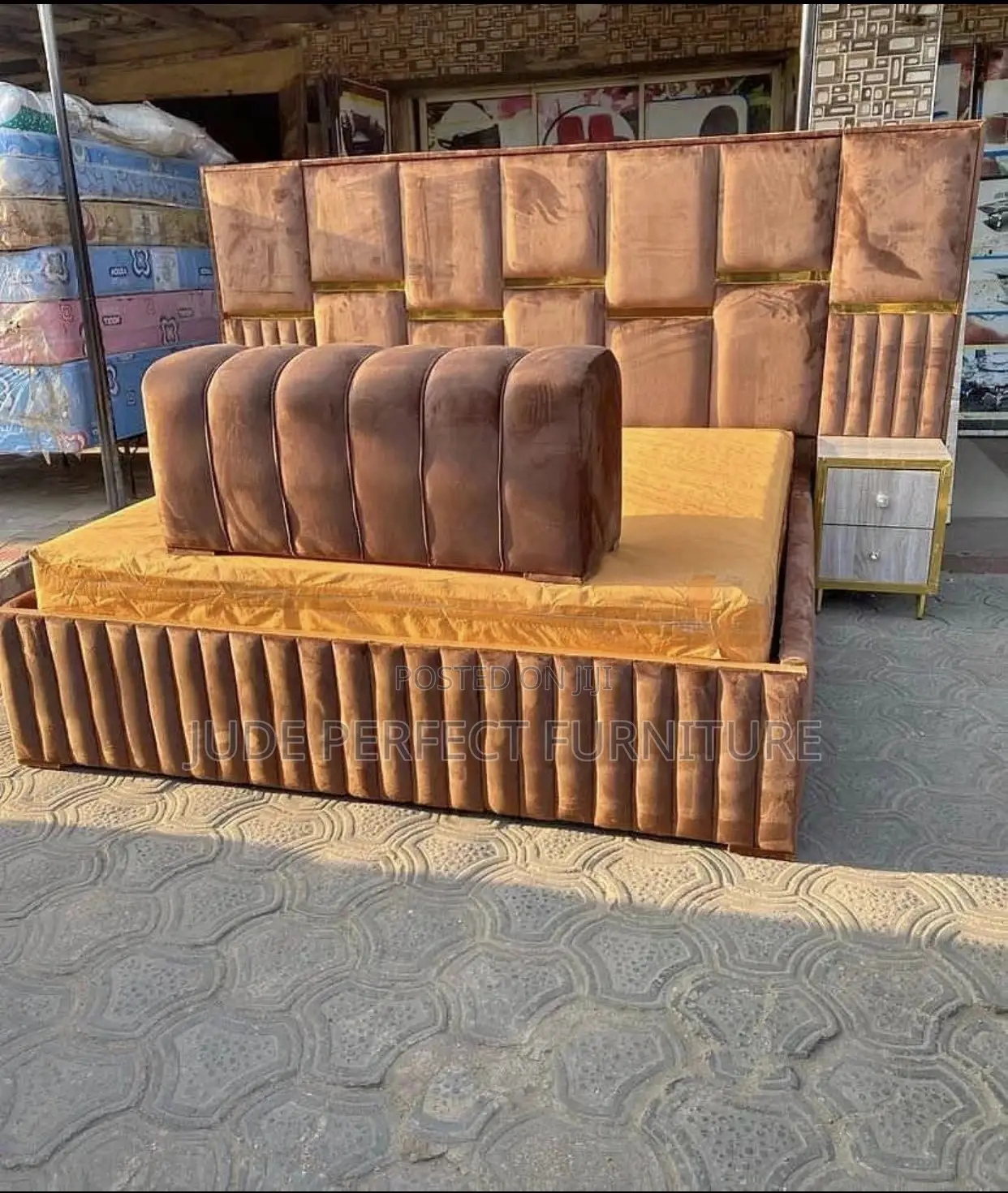 Quality 6by6 Padded Bed Frame