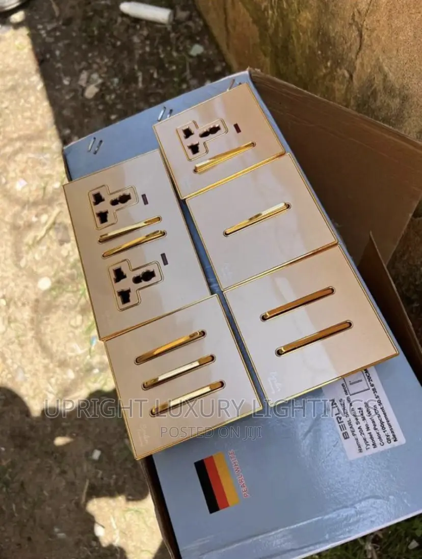 Slim Button Switches (Gold)