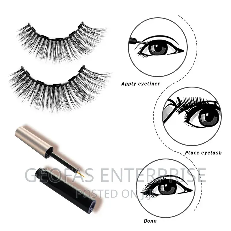 Magnetic Eyelashes Extra Long Thick Mink Eye Lashes