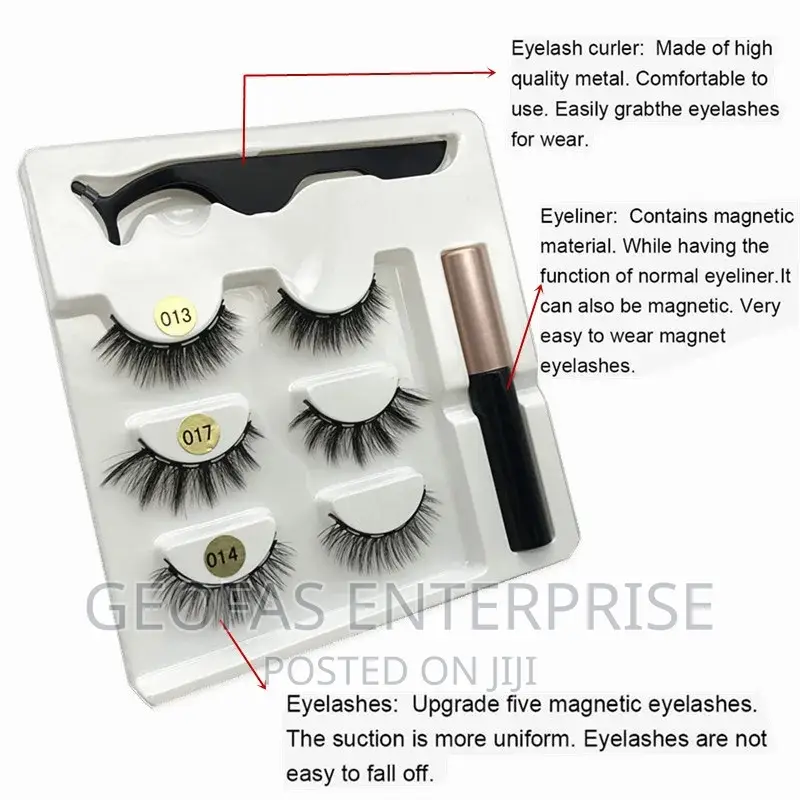 Magnetic Eyelashes Extra Long Thick Mink Eye Lashes