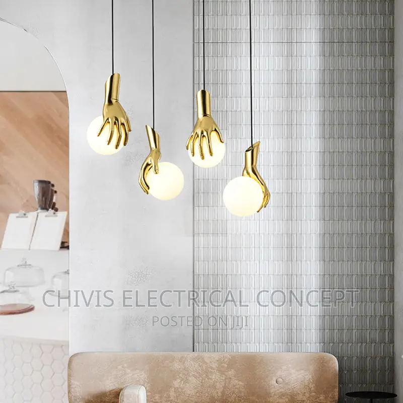 Modern Creative Hand Hold Ball Wall Lights Bedside
