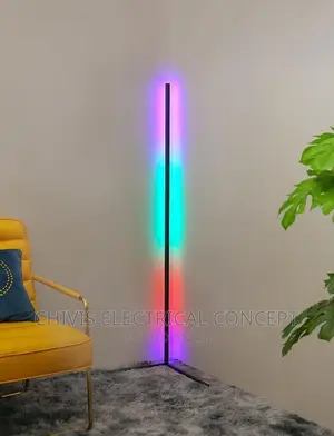 63in Living Room Corner Stand Floor Lamp Tuya Smart App RGB
