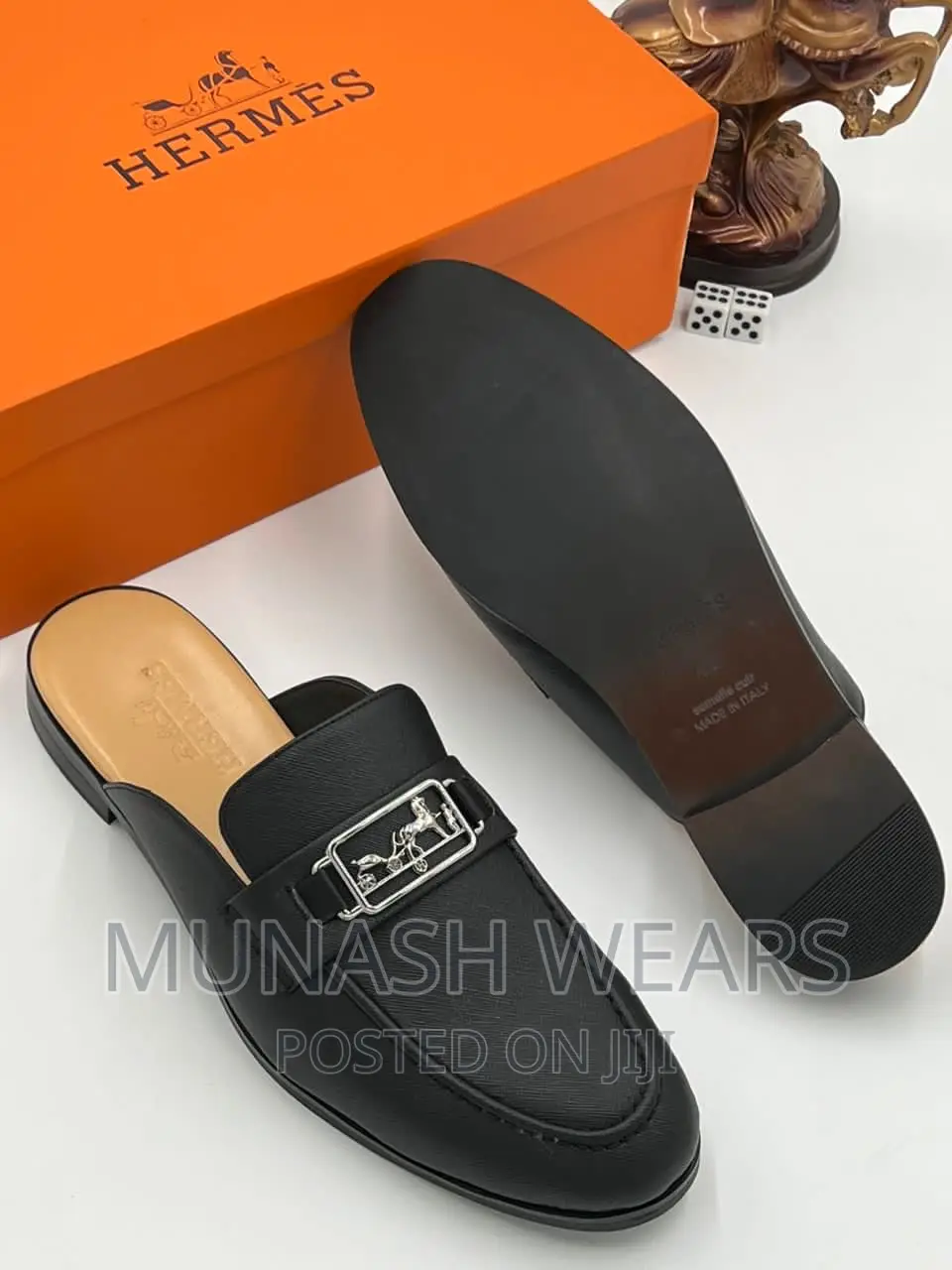 Hermes Luxury Half Shoe