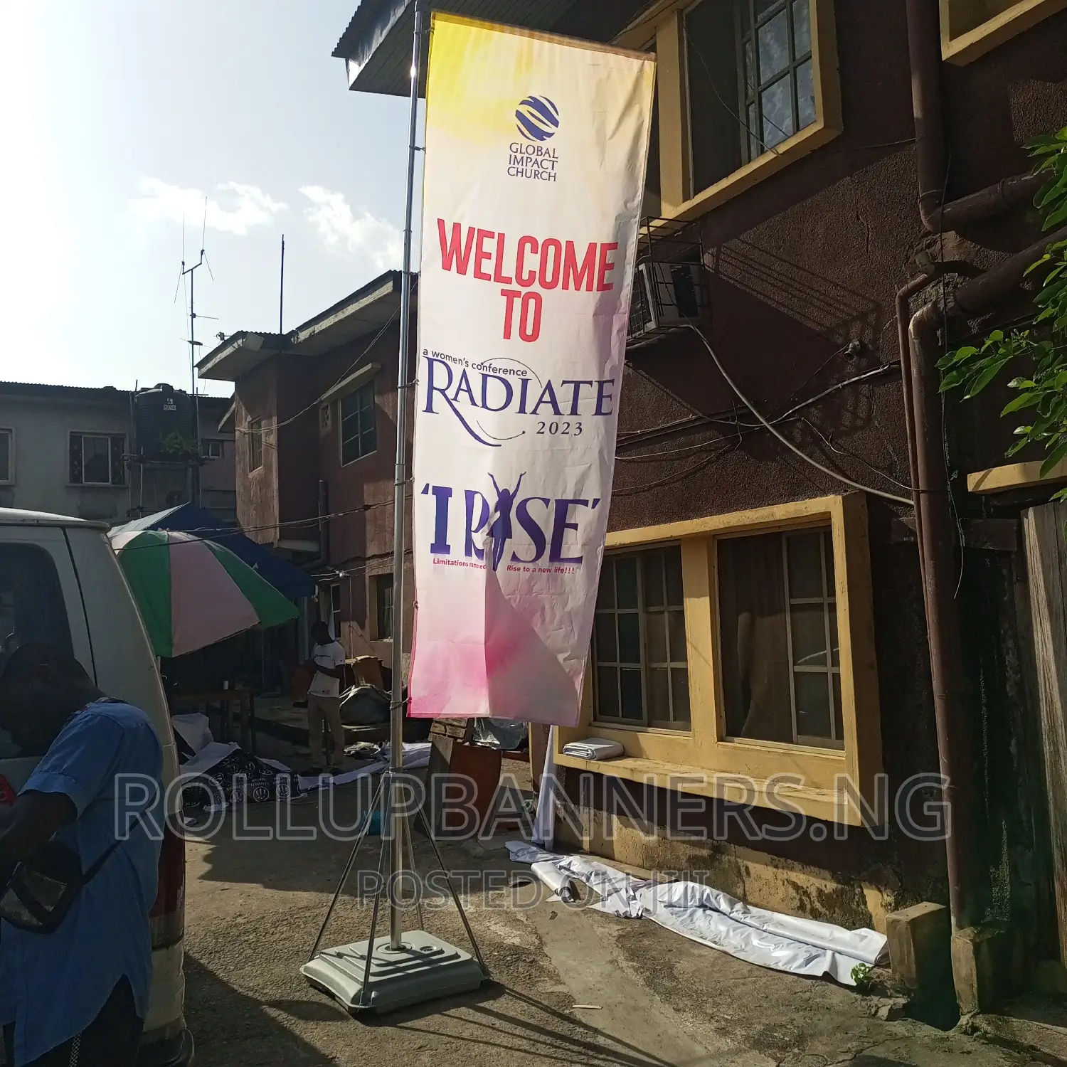 Flag Pole Banner/Giant Pole Stand 5.5m