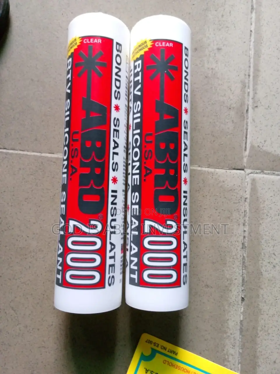 Abro 2000 Clear Silicone