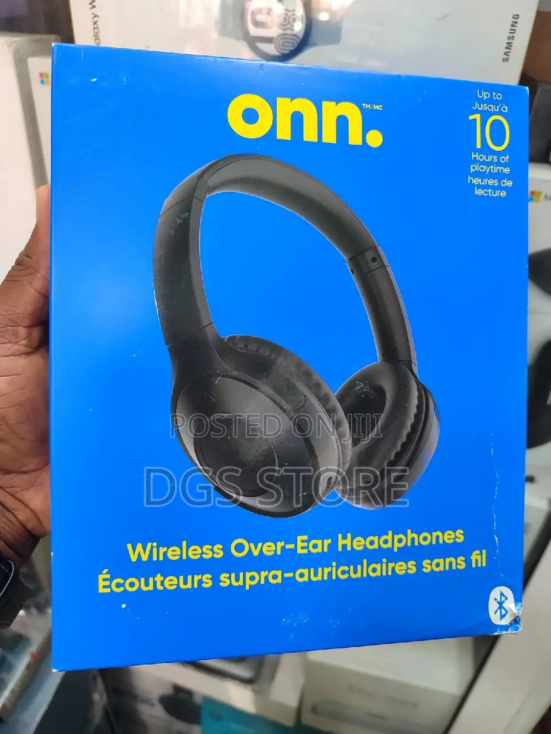Onn Wireless Over Ear Bluetooth Headphone 