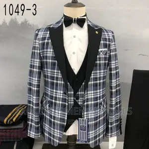 Quality Bespoke Checkers Men's Suit