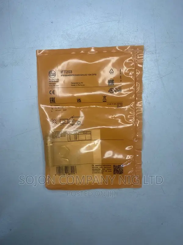 Ift203 Inductive Sensor Ifm 10-36vdc 100ma 4mm