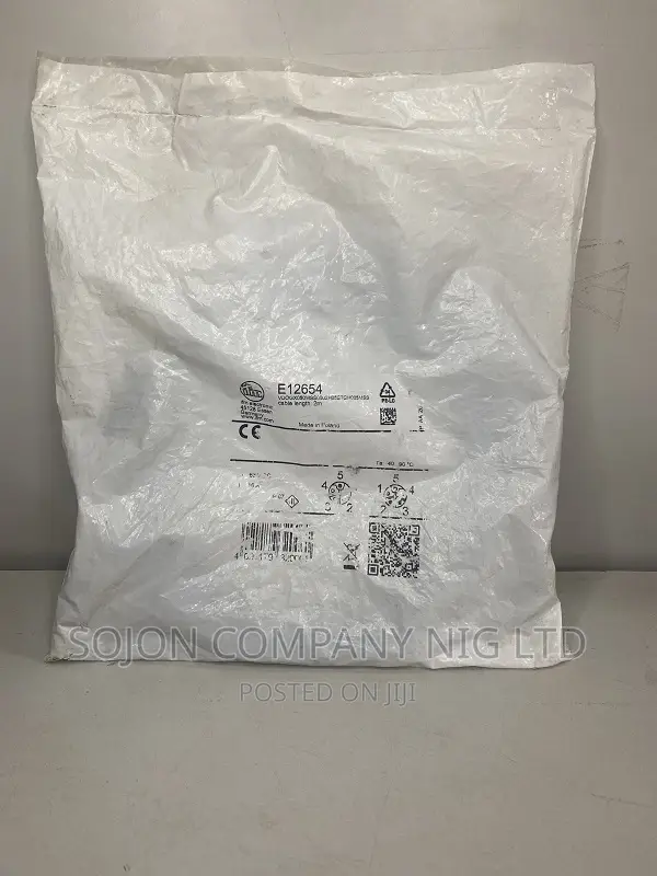 Ifm E12654 M12 Shielded Efector Cable 2-Meter Cordset