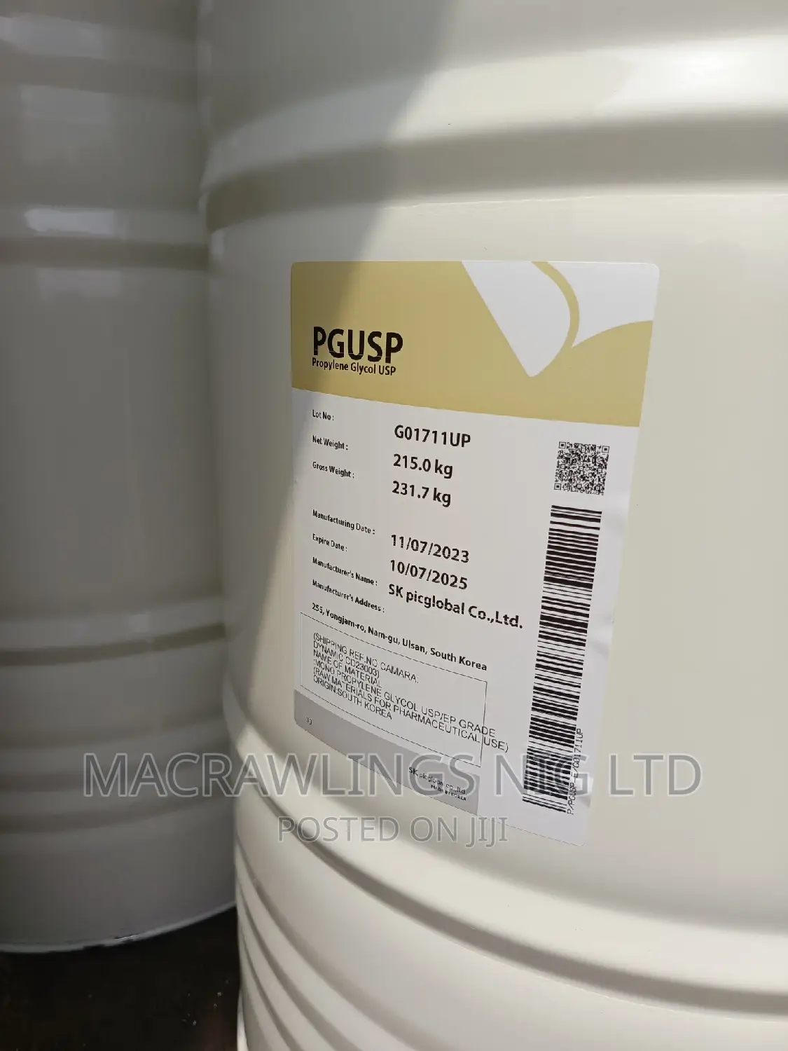 Propylene Glycol Usp