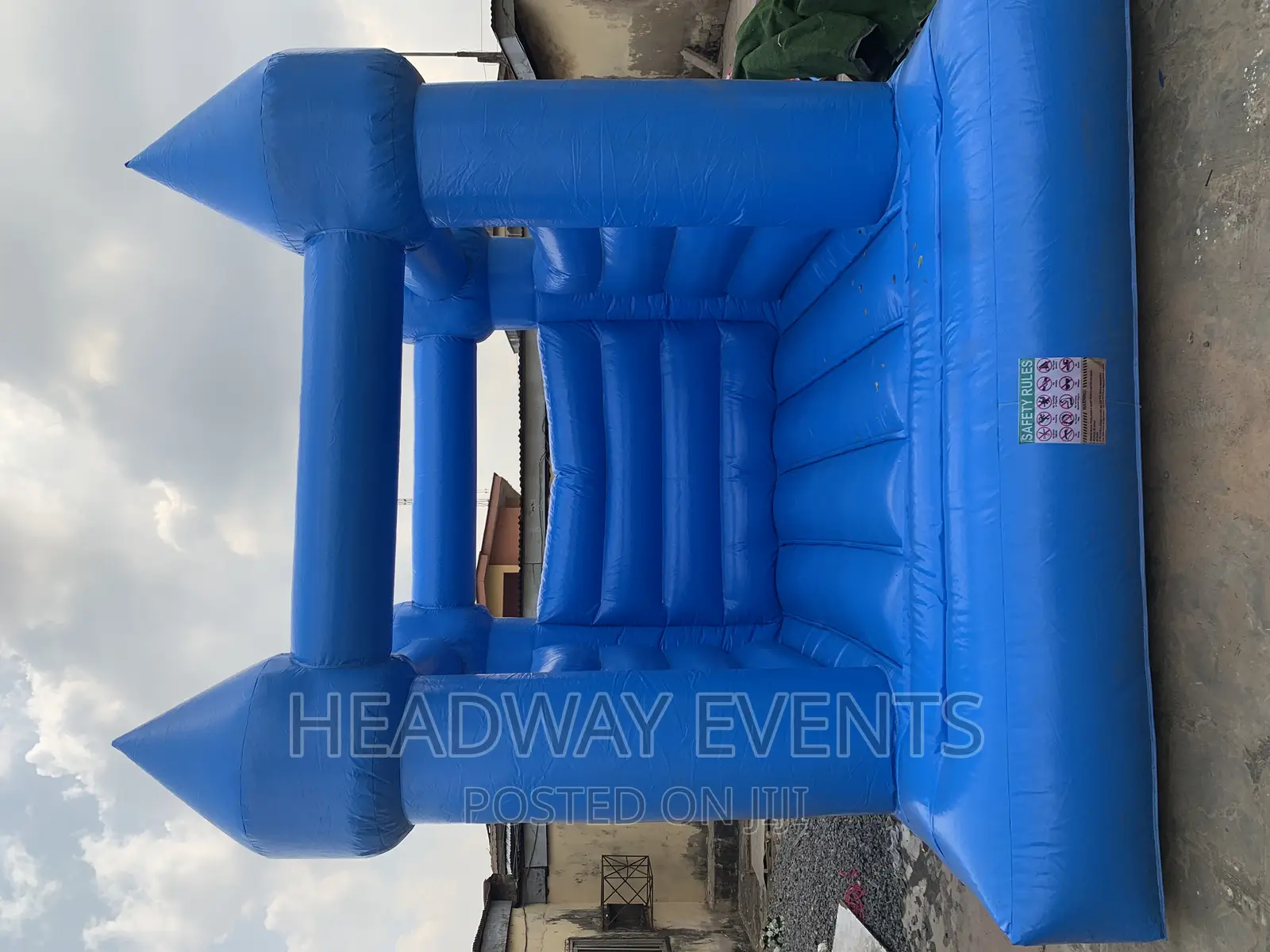 Blue Bouncing Castle for Rent
