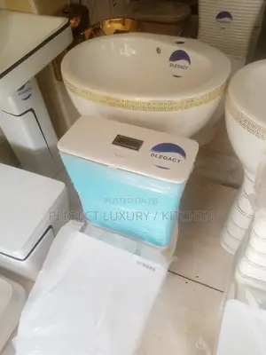 W.C Water Closest With Standing Wash Hand Basin