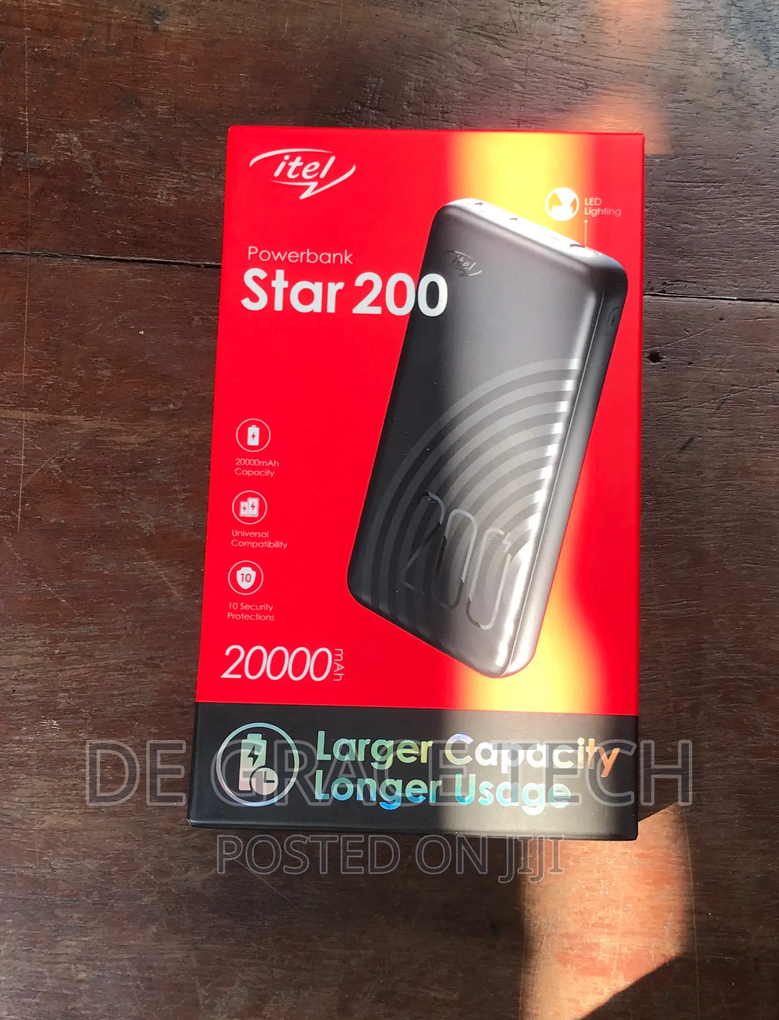 Itel 20000mah Dual Input Dual Output (Fast Charging) Power