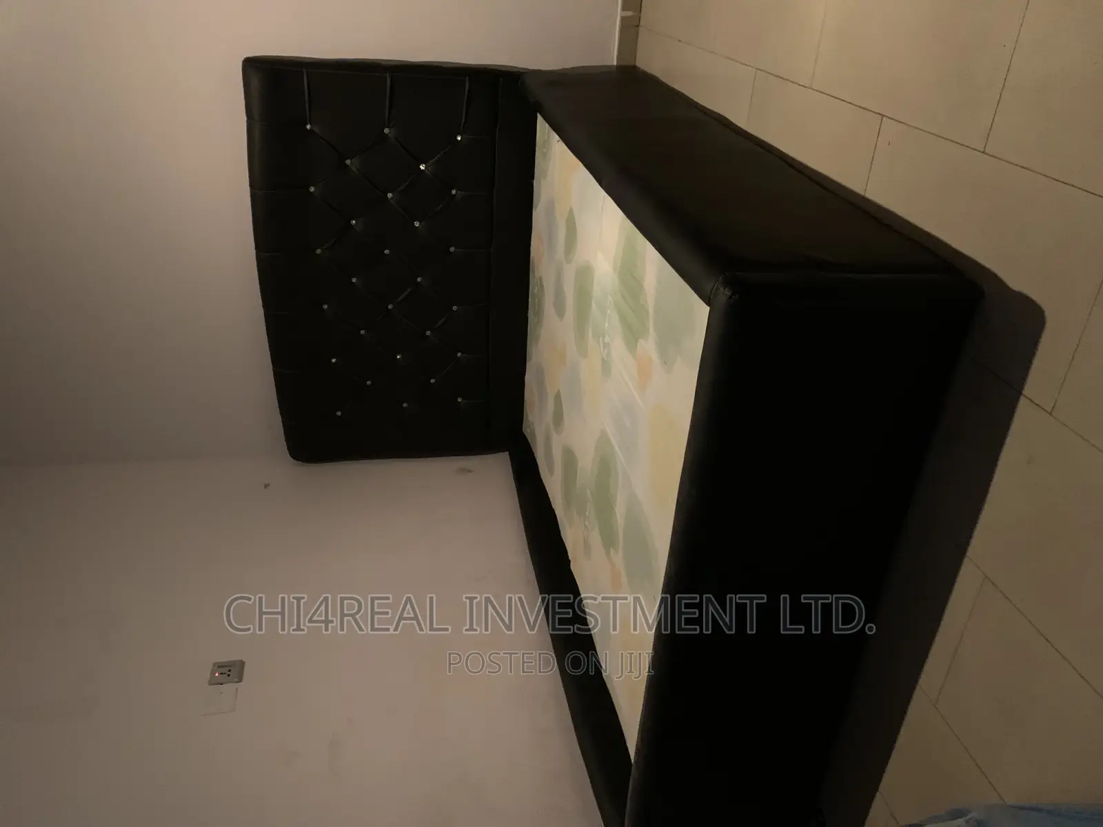 4.5 BY 6 Solid and Quality Leather Bedframe