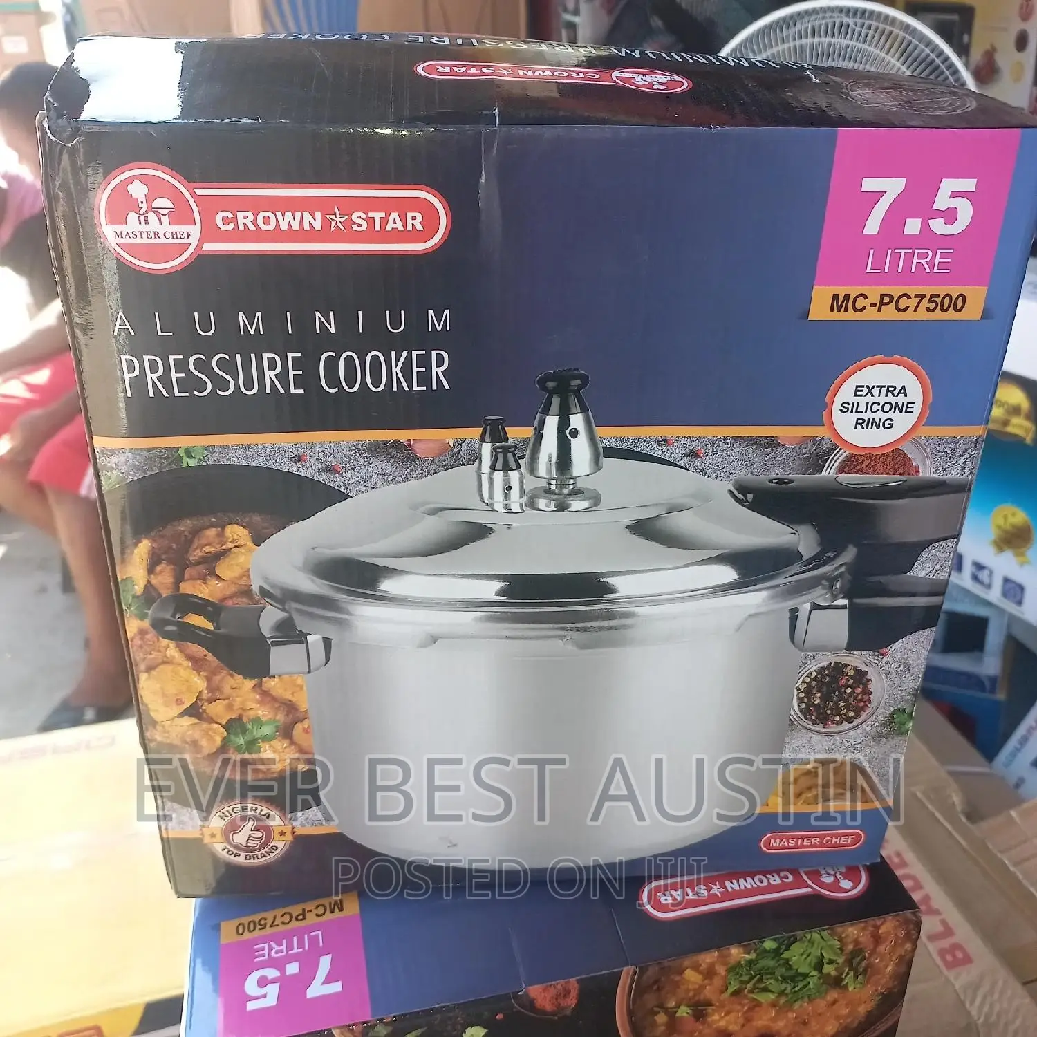Master Chef 7.5litres Pressure Pot