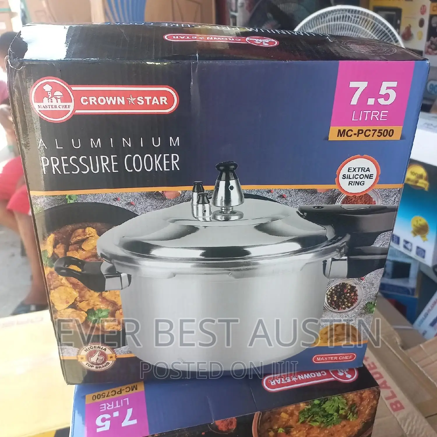 Master Chef 7.5litres Pressure Pot