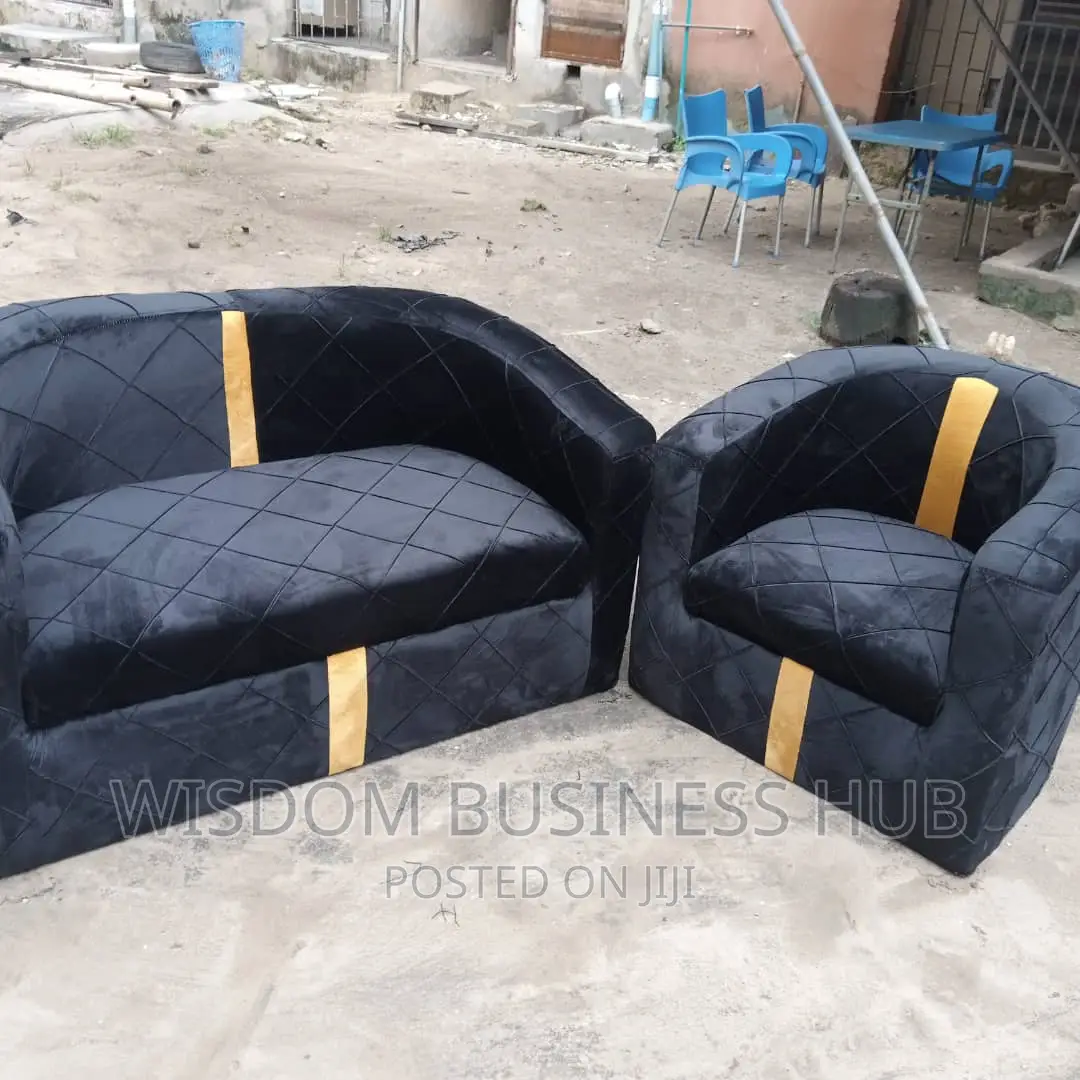 3 Seater Fabric Bucket Chairs