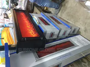 LED Flame Fireplace Lantern