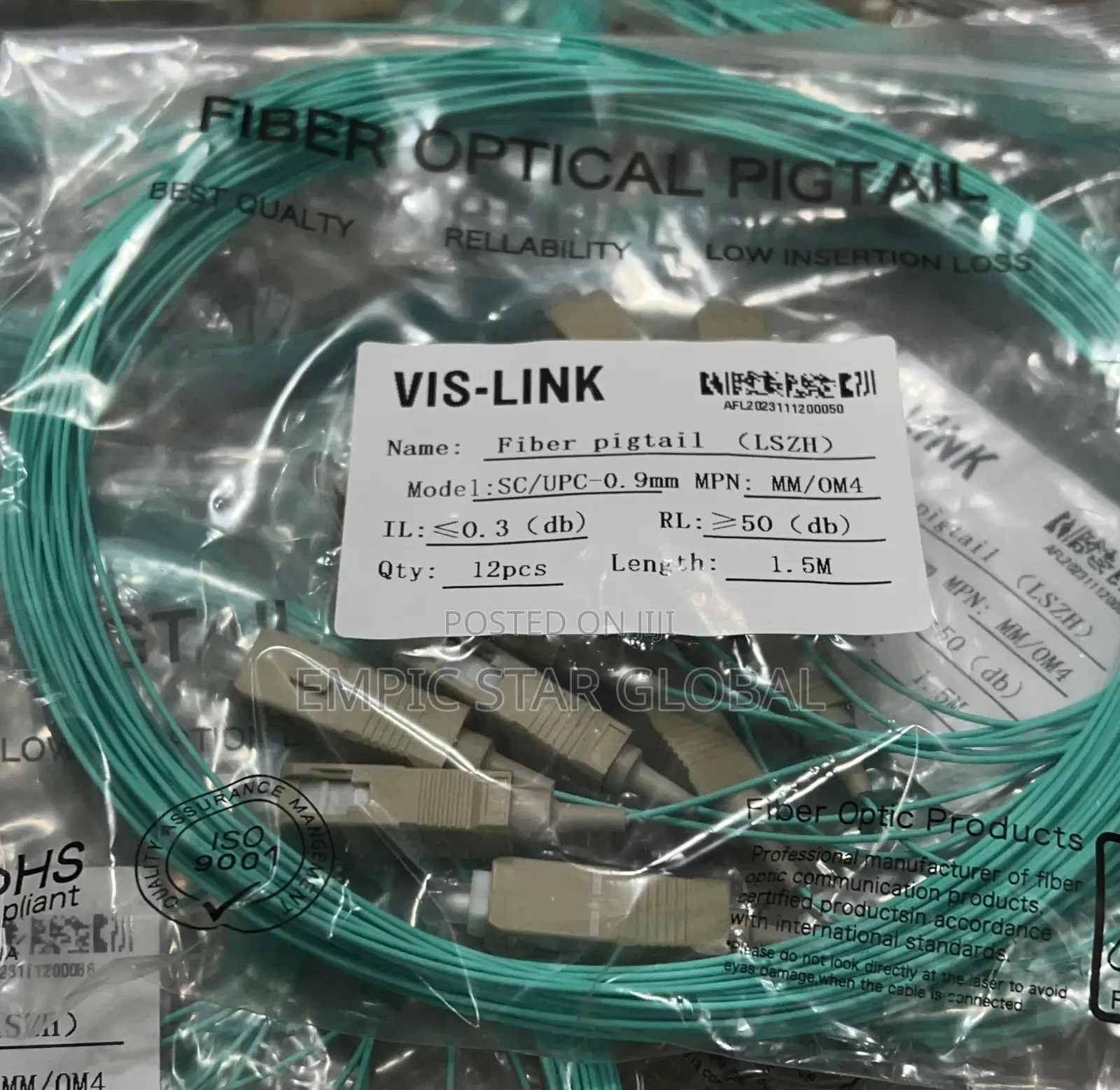 OM4 Fiber Pigtail Lc