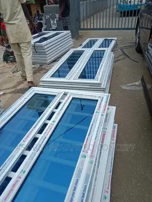 Blue Colour Casement Aluminum Window